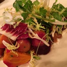 Gluten-free beet salad from Minetta Tavern